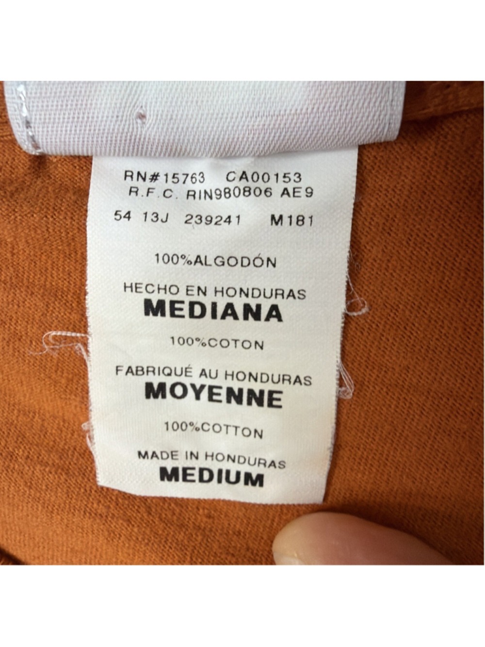 Y2K Harley Davidson American Eagle shirt Corinth TX Sz M Foghorn Leghorn Orange - Picture 6 of 8